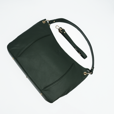 Italian Leather Slouch Hobo Bag