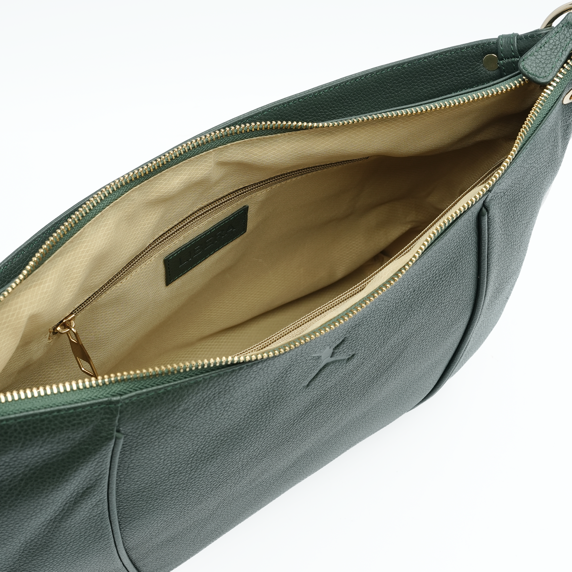 Italian Leather Slouch Hobo Bag
