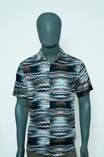Slim Fit  Printed Shirt S/S