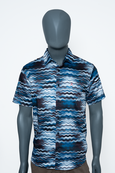Slim Fit  Printed Shirt S/S