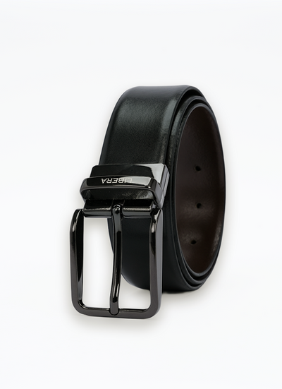 Reversible Standard Lock Belt - Black & Coffee Brown