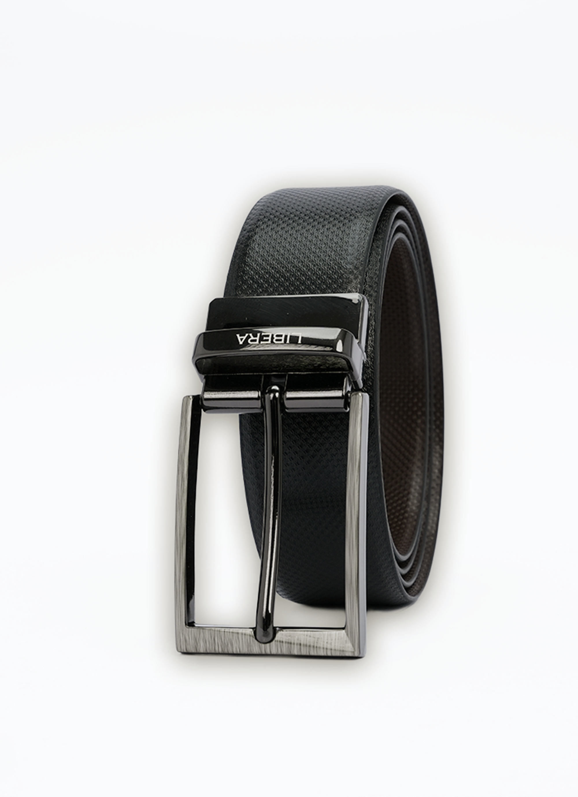 Reversible Standard Lock Belt - Black & Coffee Brown