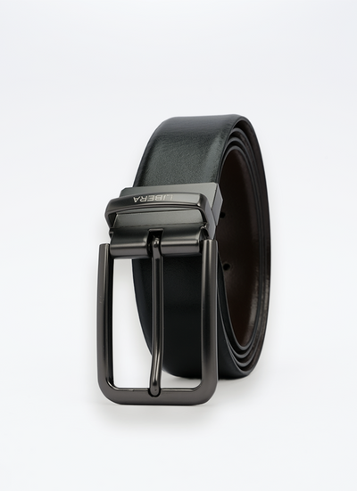 Reversible Standard Lock Belt - Black & Coffee Brown
