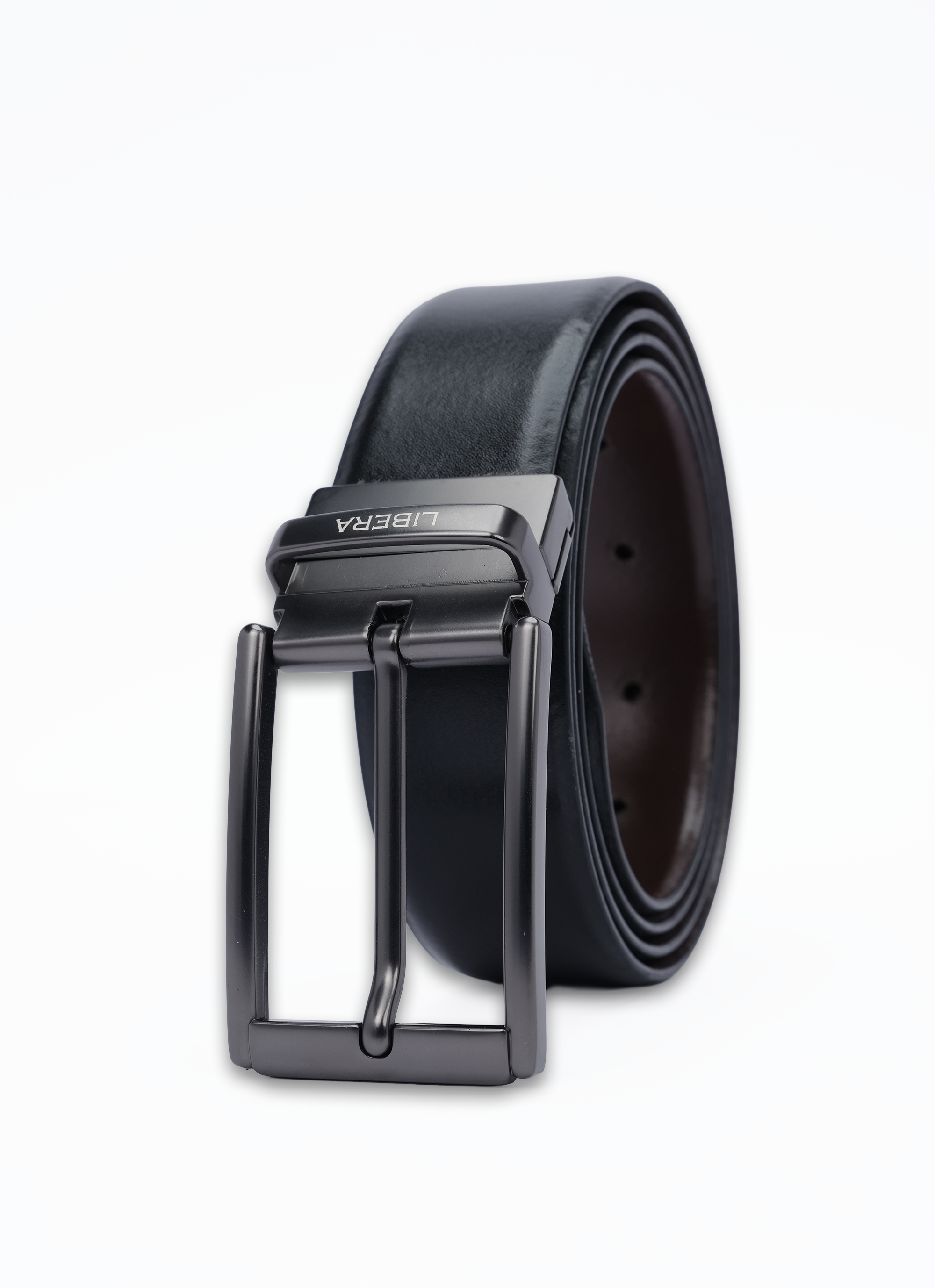 Reversible Standard Lock Belt - Black & Coffee Brown