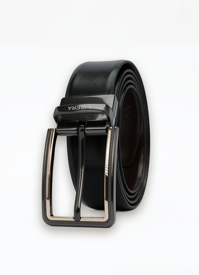Reversible Standard Lock Belt - Black & Coffee Brown