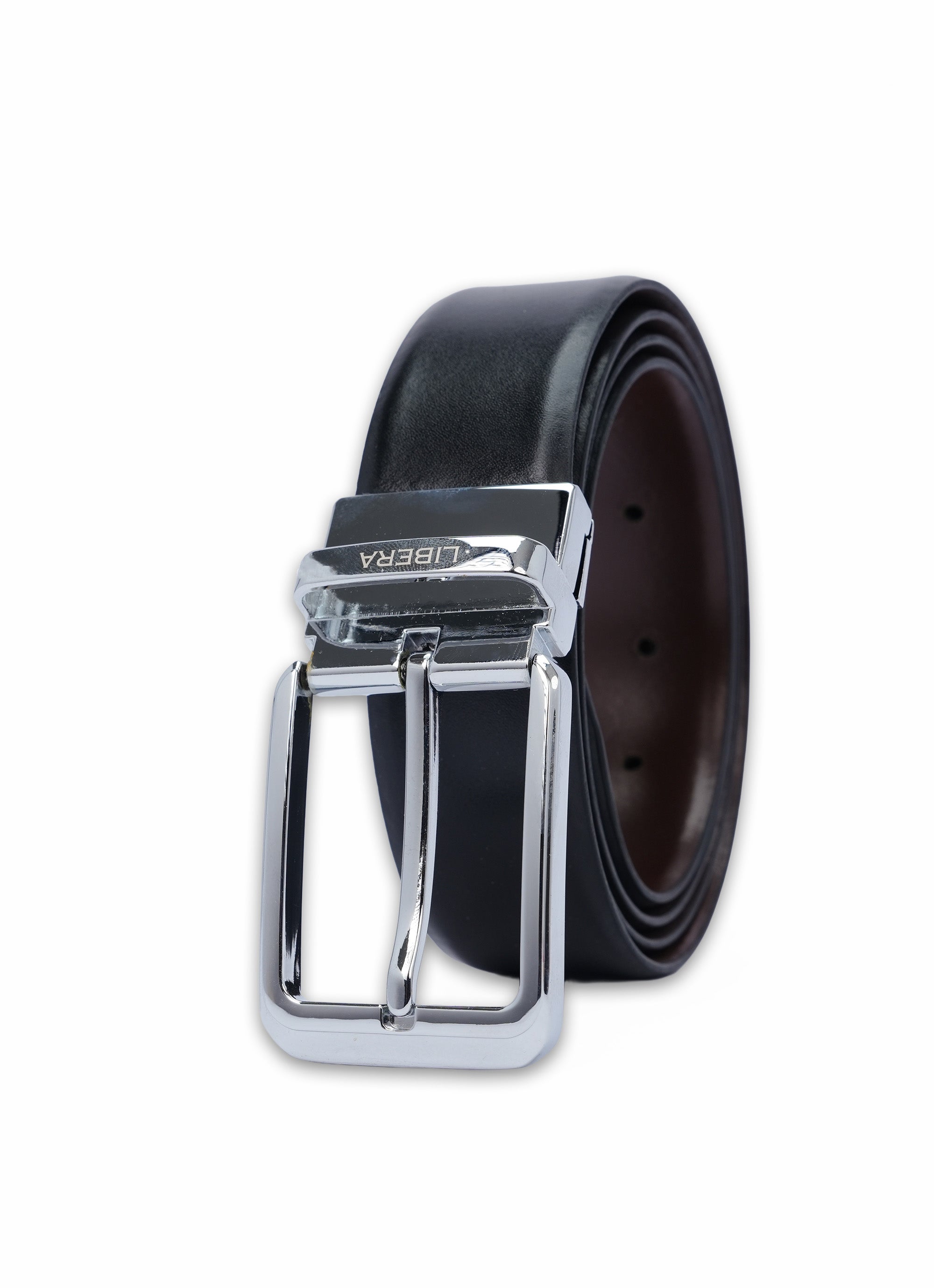 Reversible Standard Lock Belt - Black & Coffee Brown