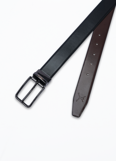 Reversible Standard Lock Belt - Black & Coffee Brown