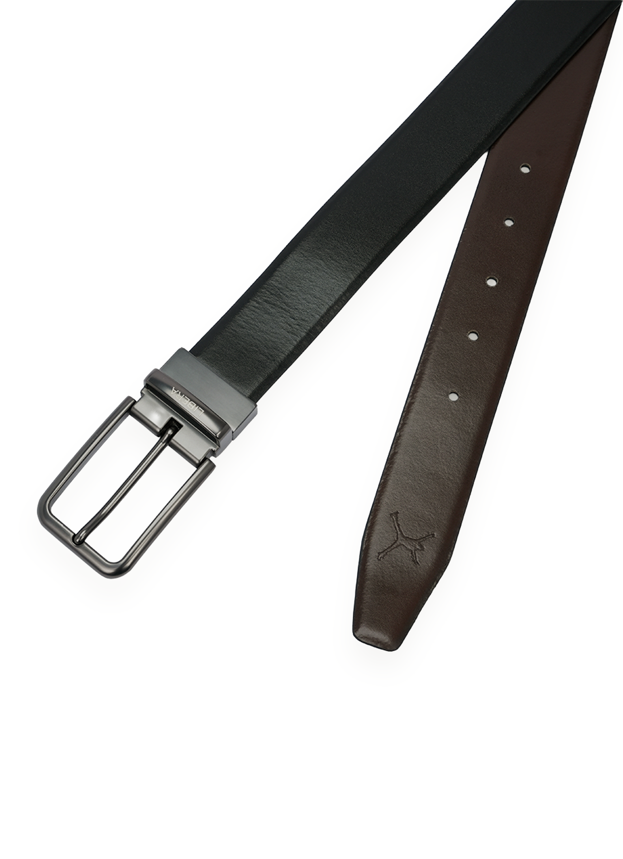 Reversible Standard Lock Belt - Black & Coffee Brown