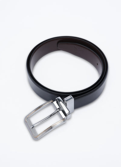 Reversible Standard Lock Belt - Black & Coffee Brown