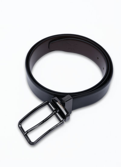 Reversible Standard Lock Belt - Black & Coffee Brown