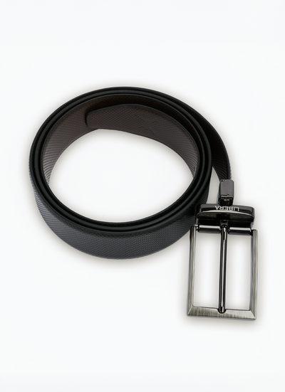 Reversible Standard Lock Belt - Black & Coffee Brown