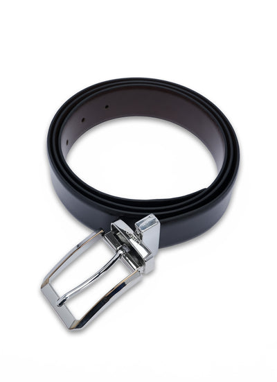 Reversible Standard Lock Belt - Black & Coffee Brown