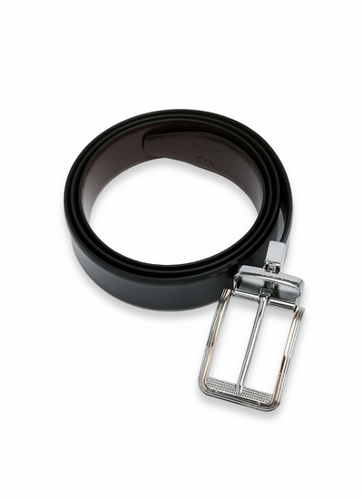 Reversible Standard Lock Belt - Black & Coffee Brown