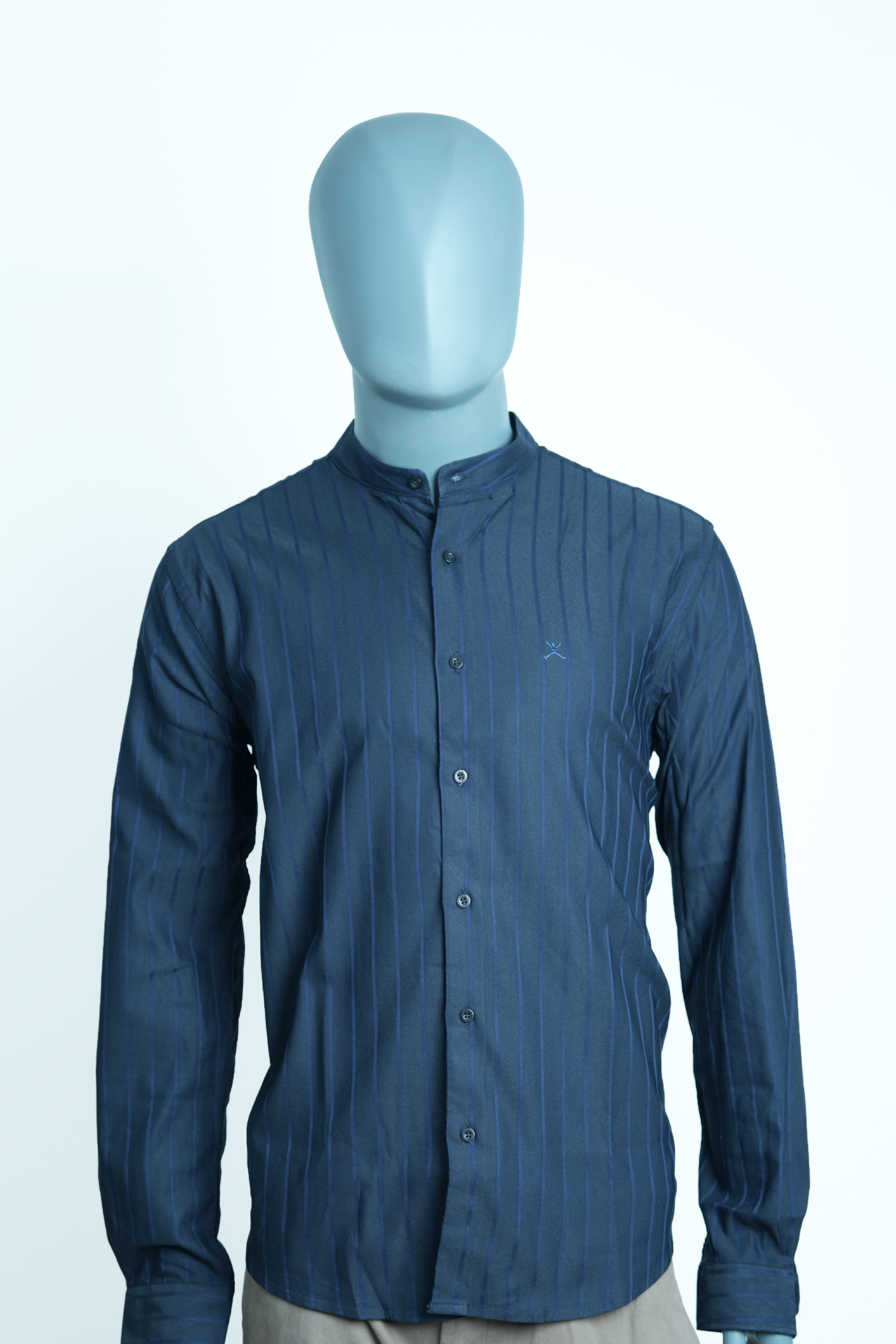 Slim Fit Stripe L/S Shirt