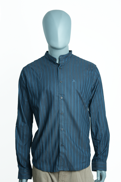 Slim Fit Stripe L/S Shirt