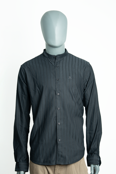 Slim Fit Stripe L/S Shirt