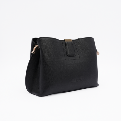 Italian Leather Structured Handbag