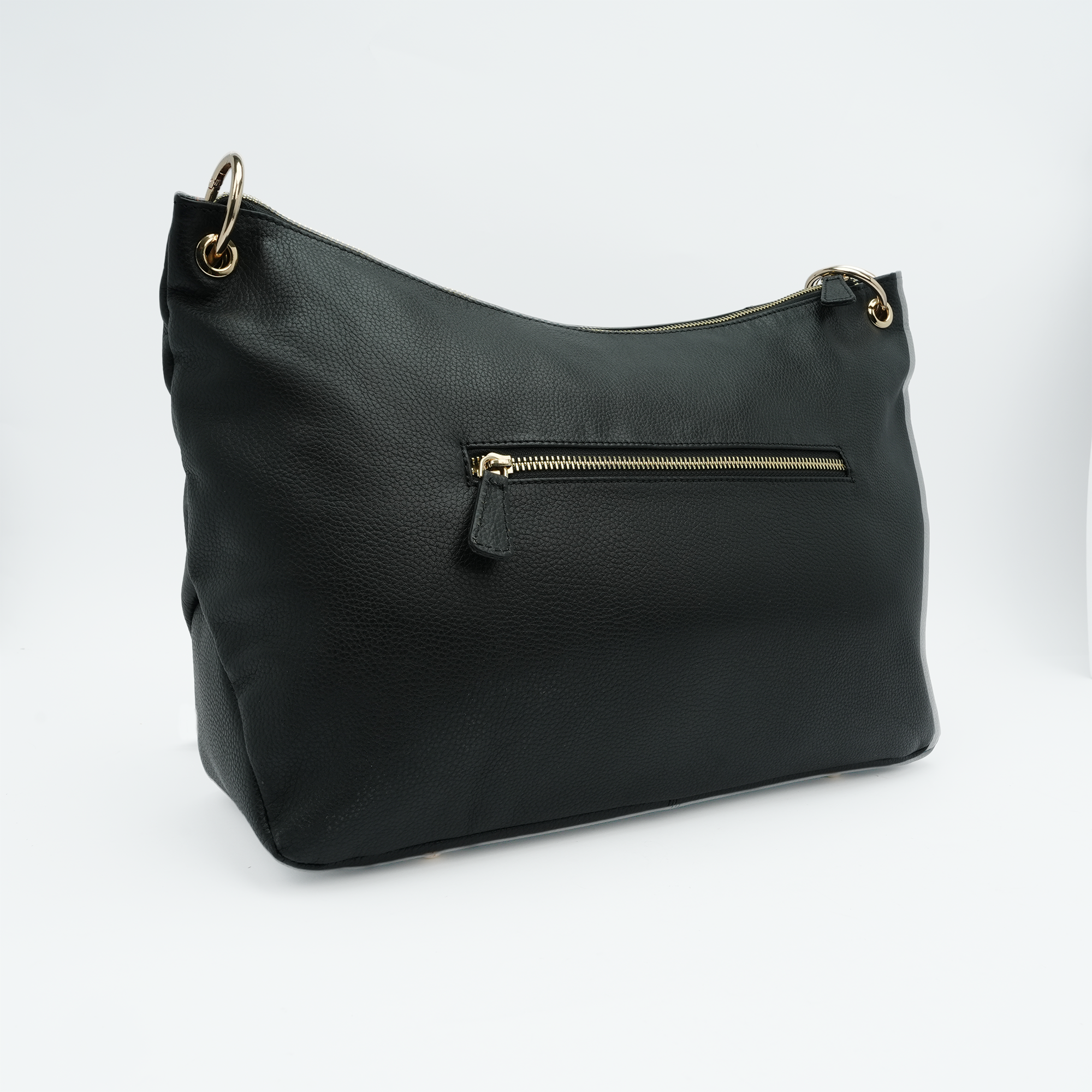Italian Leather Slouch Hobo Bag