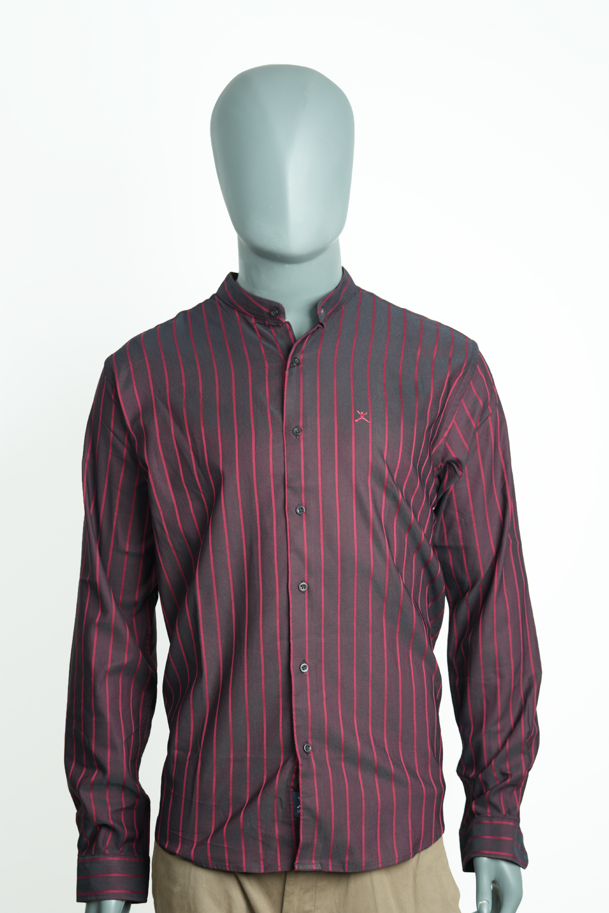 Slim Fit Stripe L/S Shirt