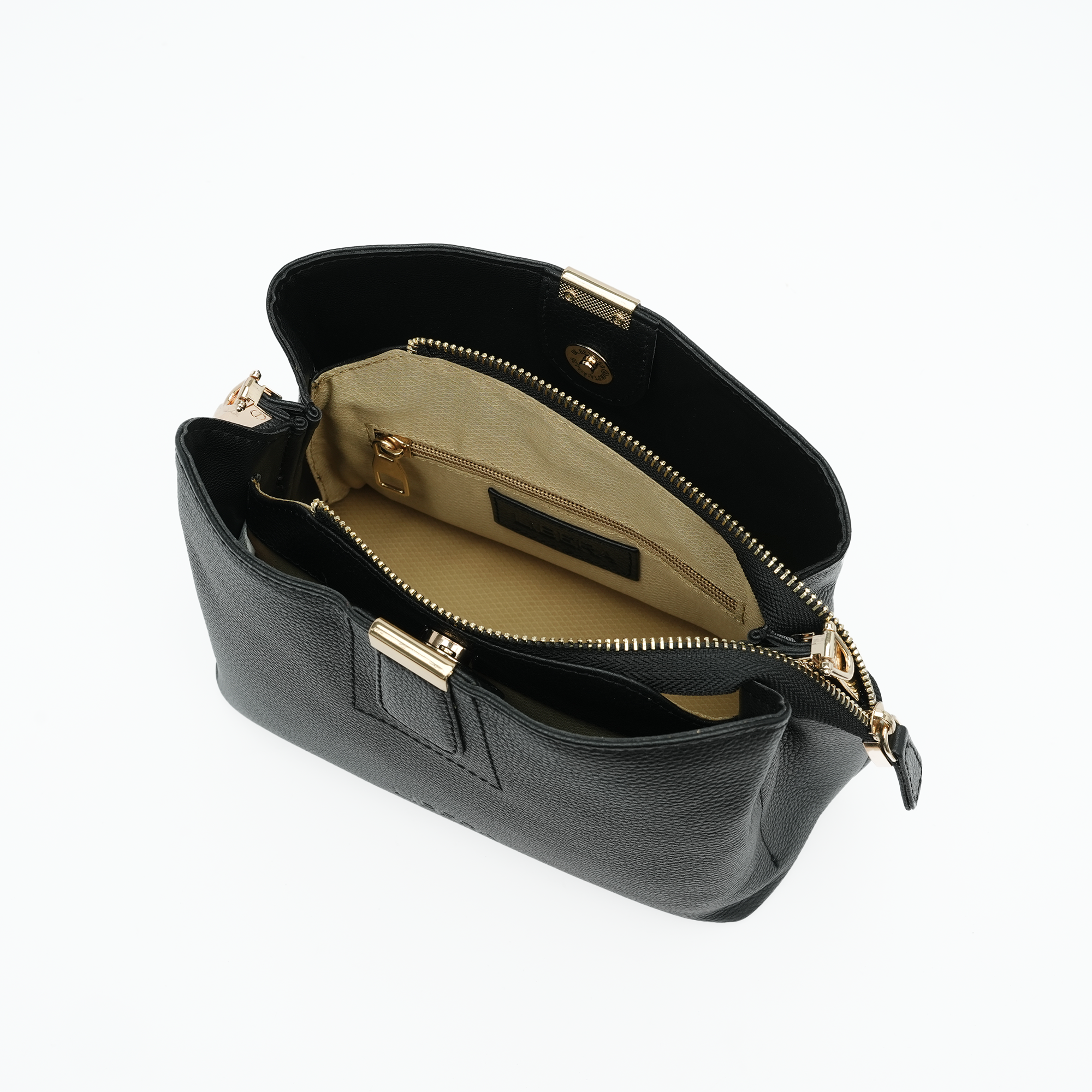 Italian Leather Structured Handbag