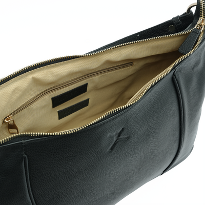 Italian Leather Slouch Hobo Bag