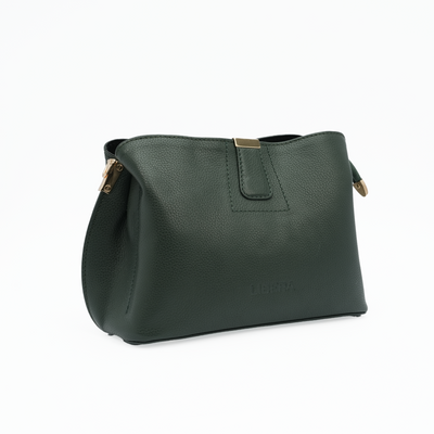 Italian Leather Structured Handbag
