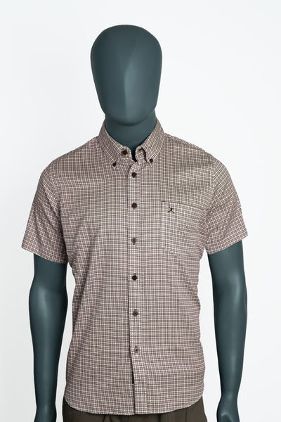 Slim Fit  Check Shirt - S/S