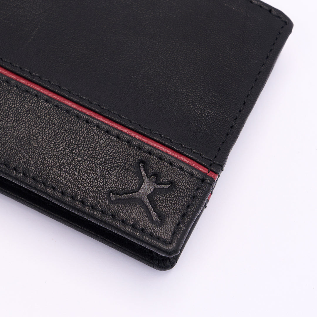 Genuine Leather RFID Wallet - Black