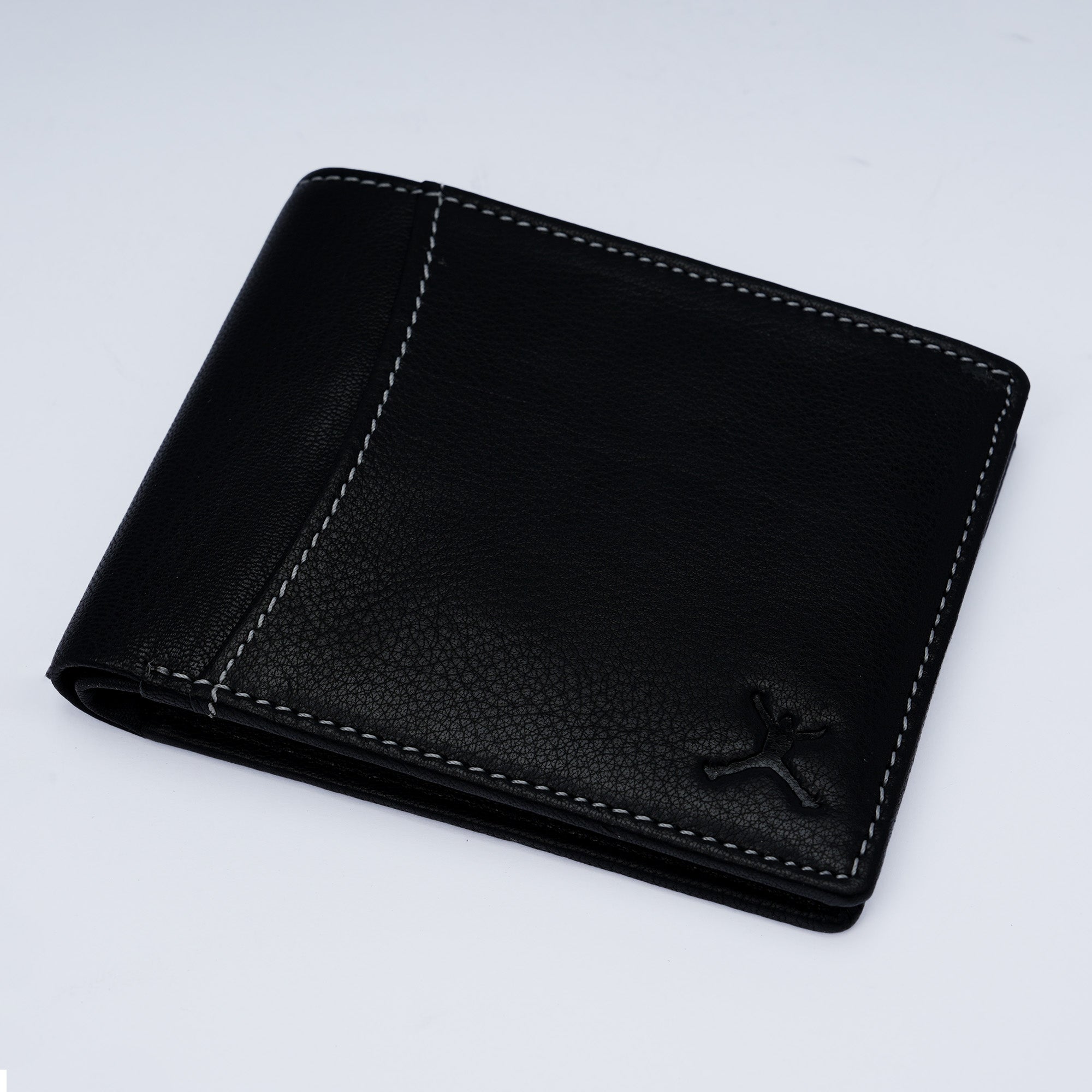 Genuine Leather RFID Wallet - Black