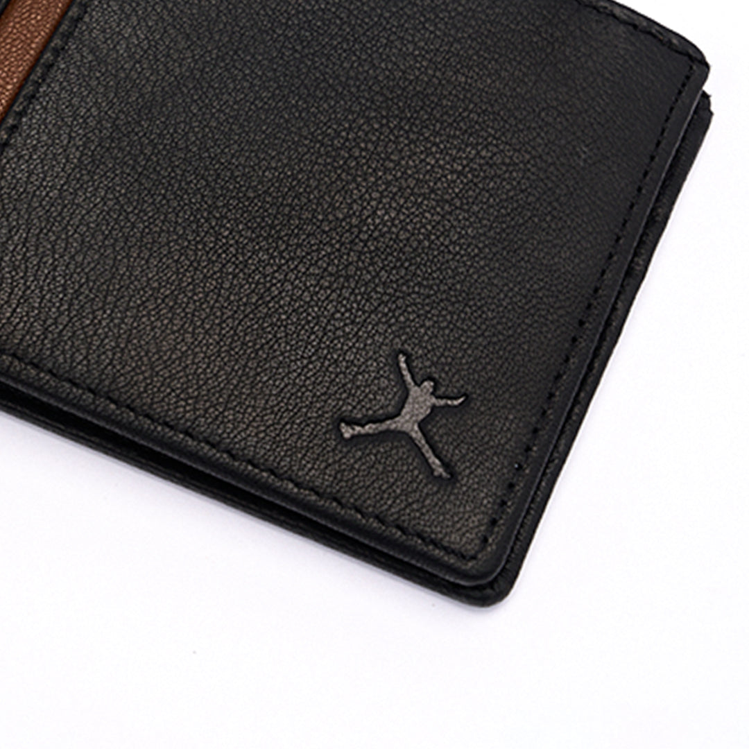 Genuine Leather RFID Wallet - Black