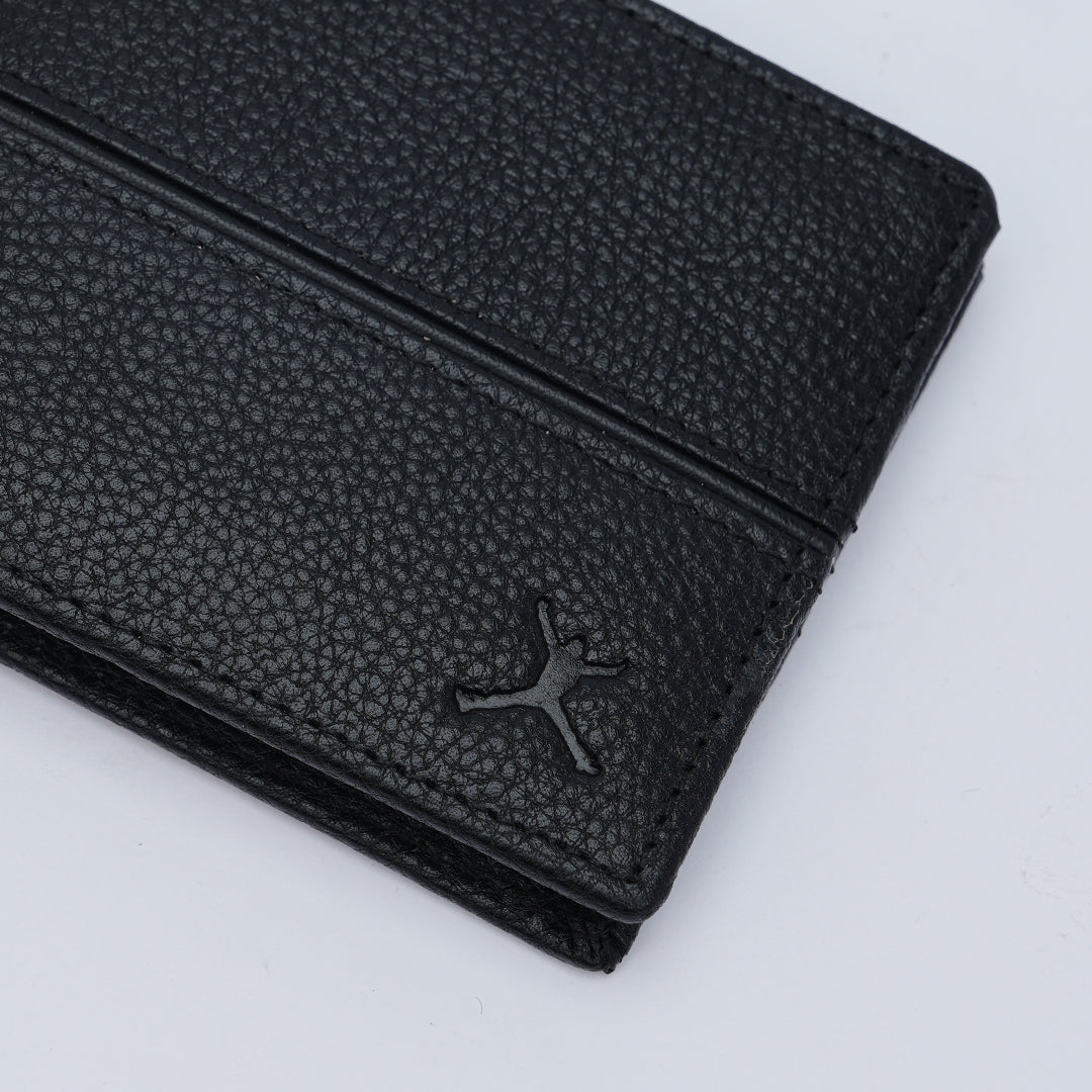 Genuine Leather RFID Wallet - Black