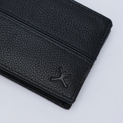 Genuine Leather RFID Wallet - Black