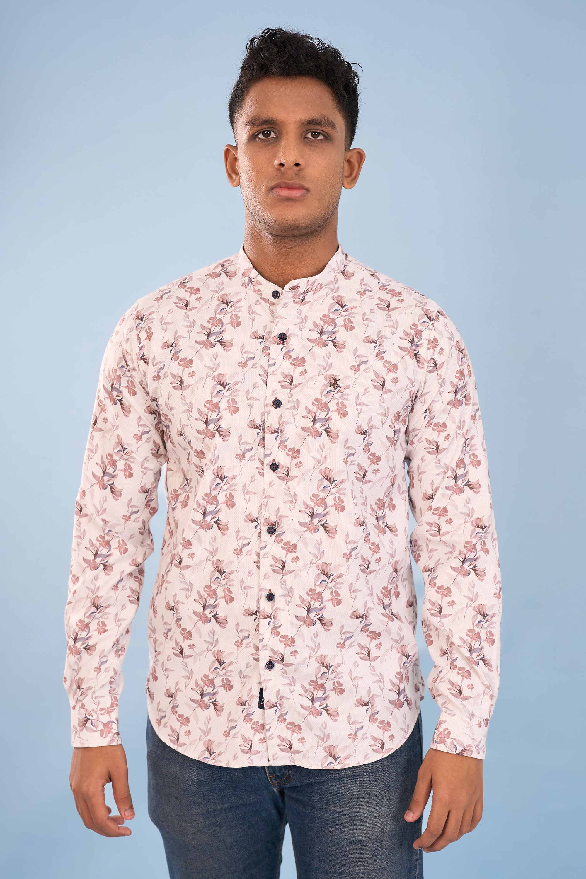 Slim Fit Printed Shirt - L/S