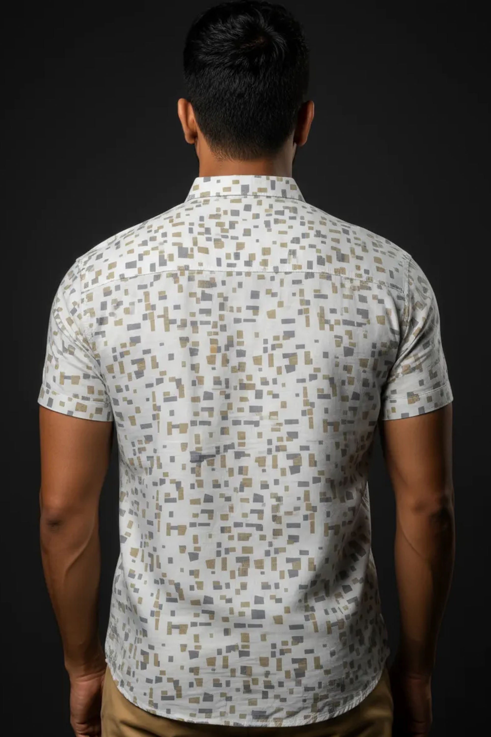 Slim Fit Printed S/S Shirt