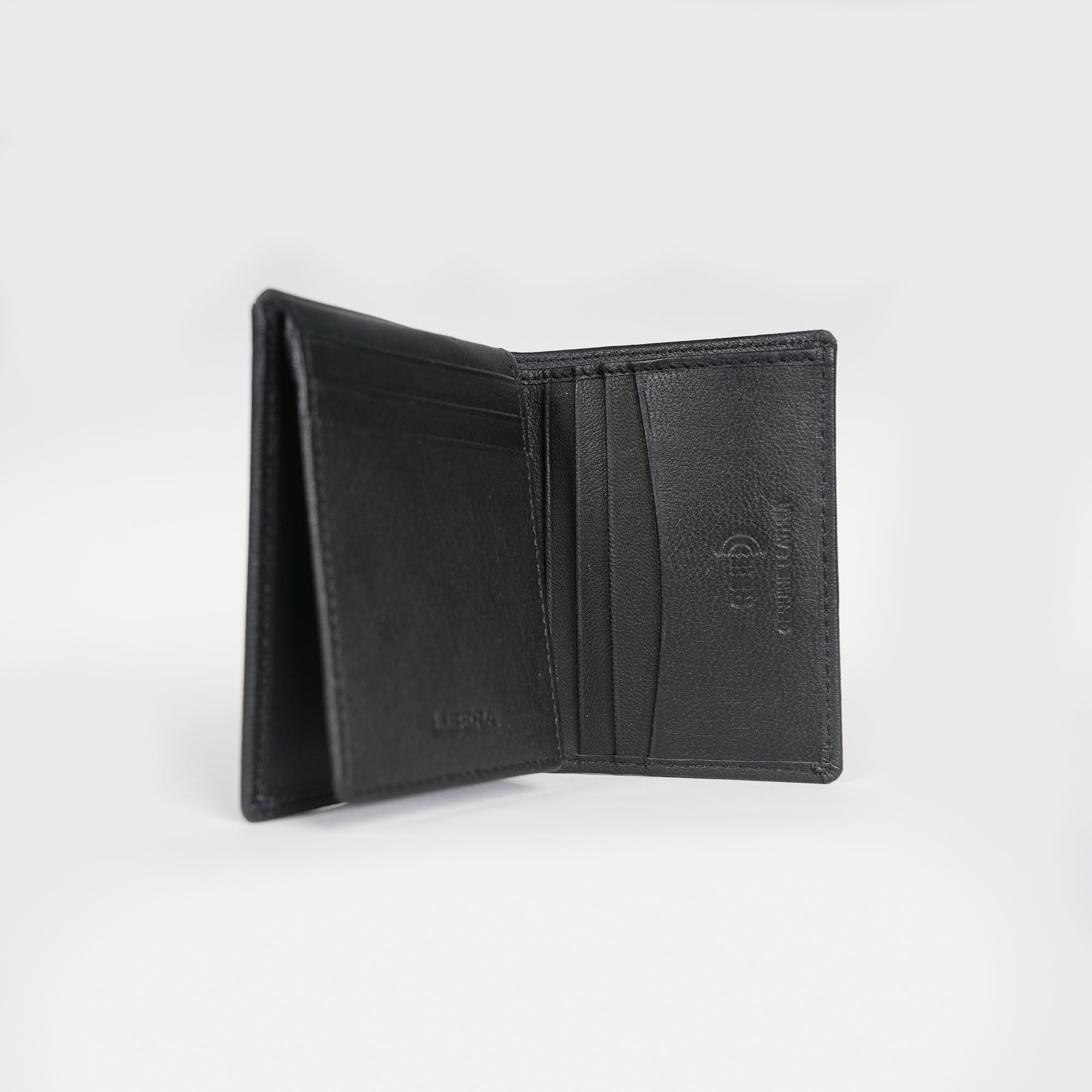 Genuine Leather RFID Hip Wallet - Black