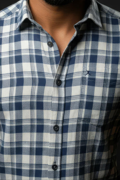 Slim Fit Check Shirt - S/S Shirt
