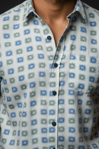 Slim Fit Printed - S/S Shirt