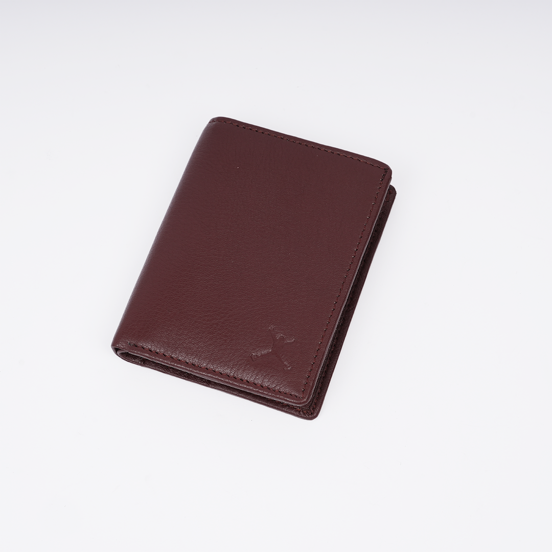 Genuine Leather RFID Hip Wallet - Tan