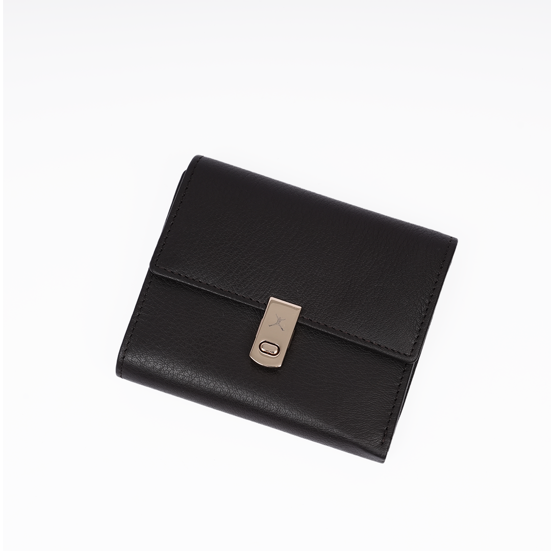 Italian Leather Ladies Wallet - Coffee Brown