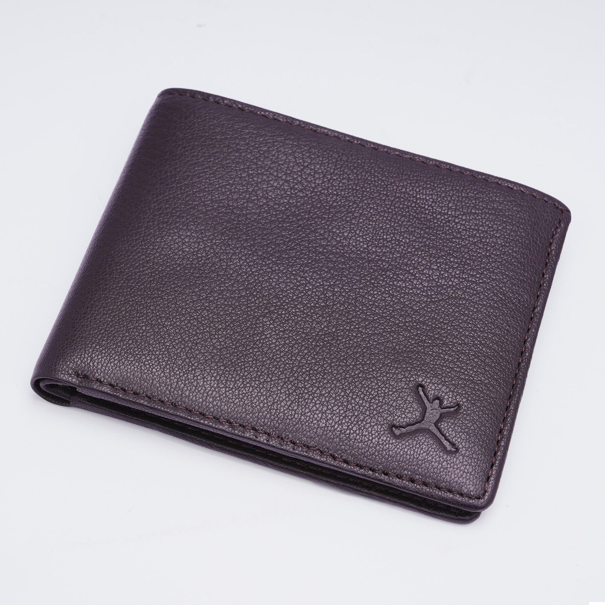Genuine Leather RFID Wallet - Coffee Brown