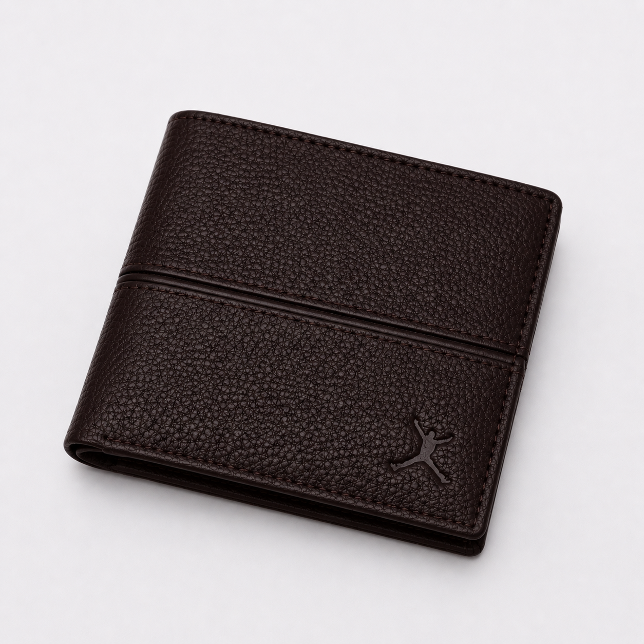 Genuine Leather RFID Wallet - Coffee Brown