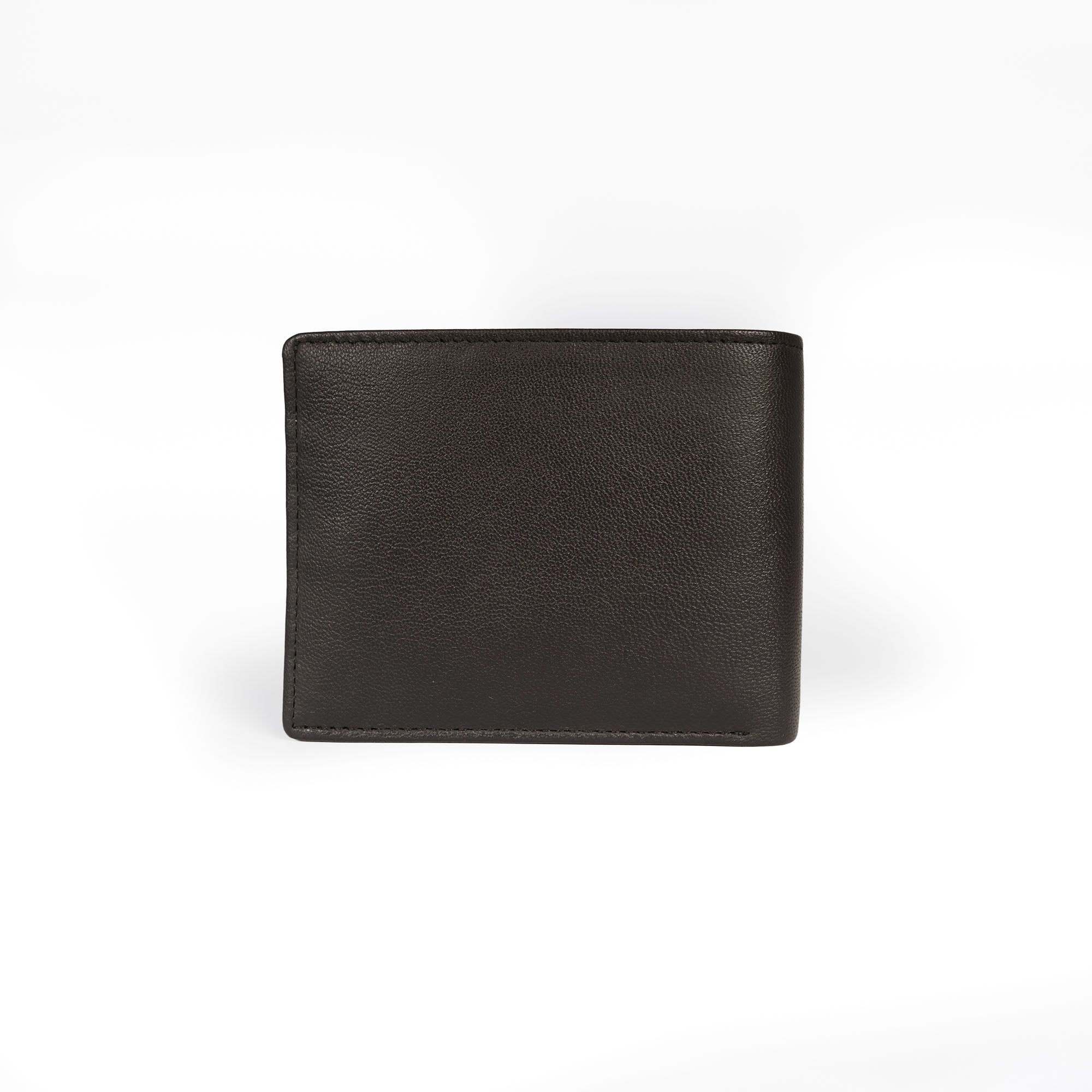 Genuine Leather RFID Wallet - Coffee Brown