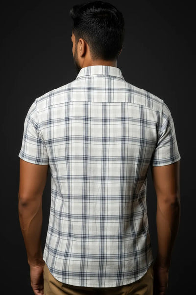 Slim Fit Check Shirt - S/S Shirt