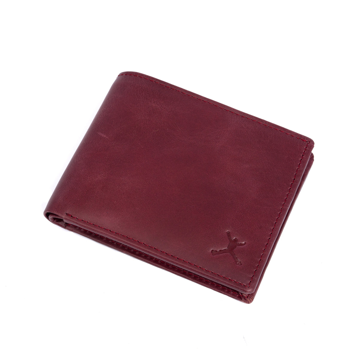 Italian Leather RFID Wallet - Burgundy