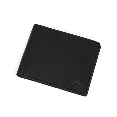 Genuine Leather RFID Wallet - Black