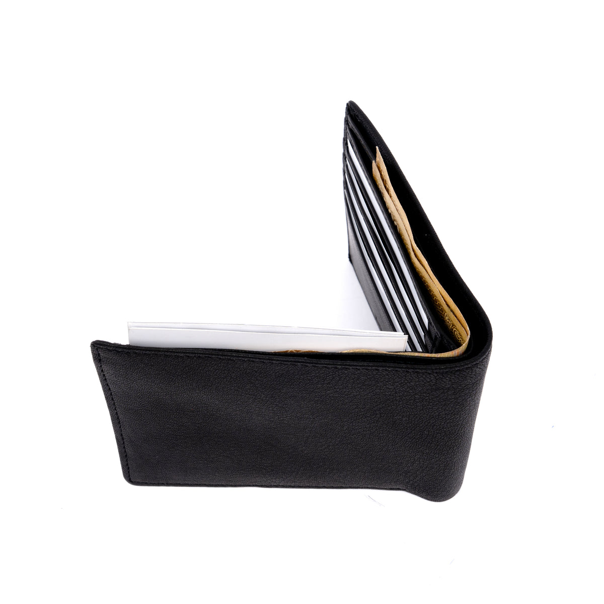 Genuine Leather RFID Wallet - Black