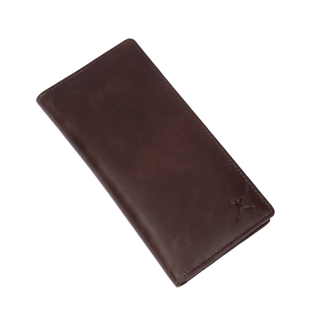 Italian Leather RFID Long Wallet - Coffee Brown