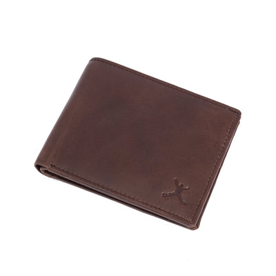 Italian Leather RFID Wallet - Coffee Brown