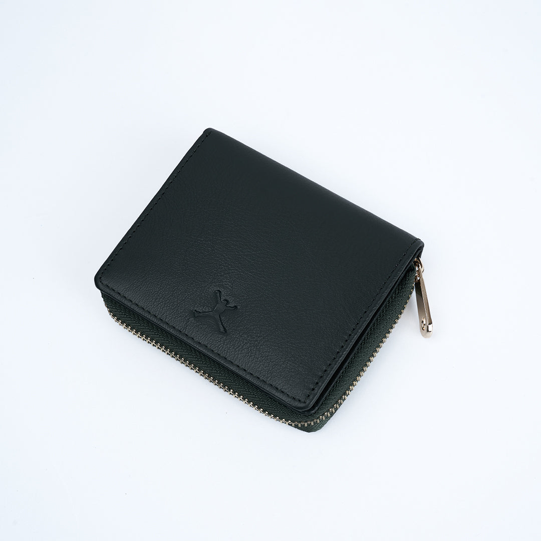 Italian Leather Ladies Wallet - Green