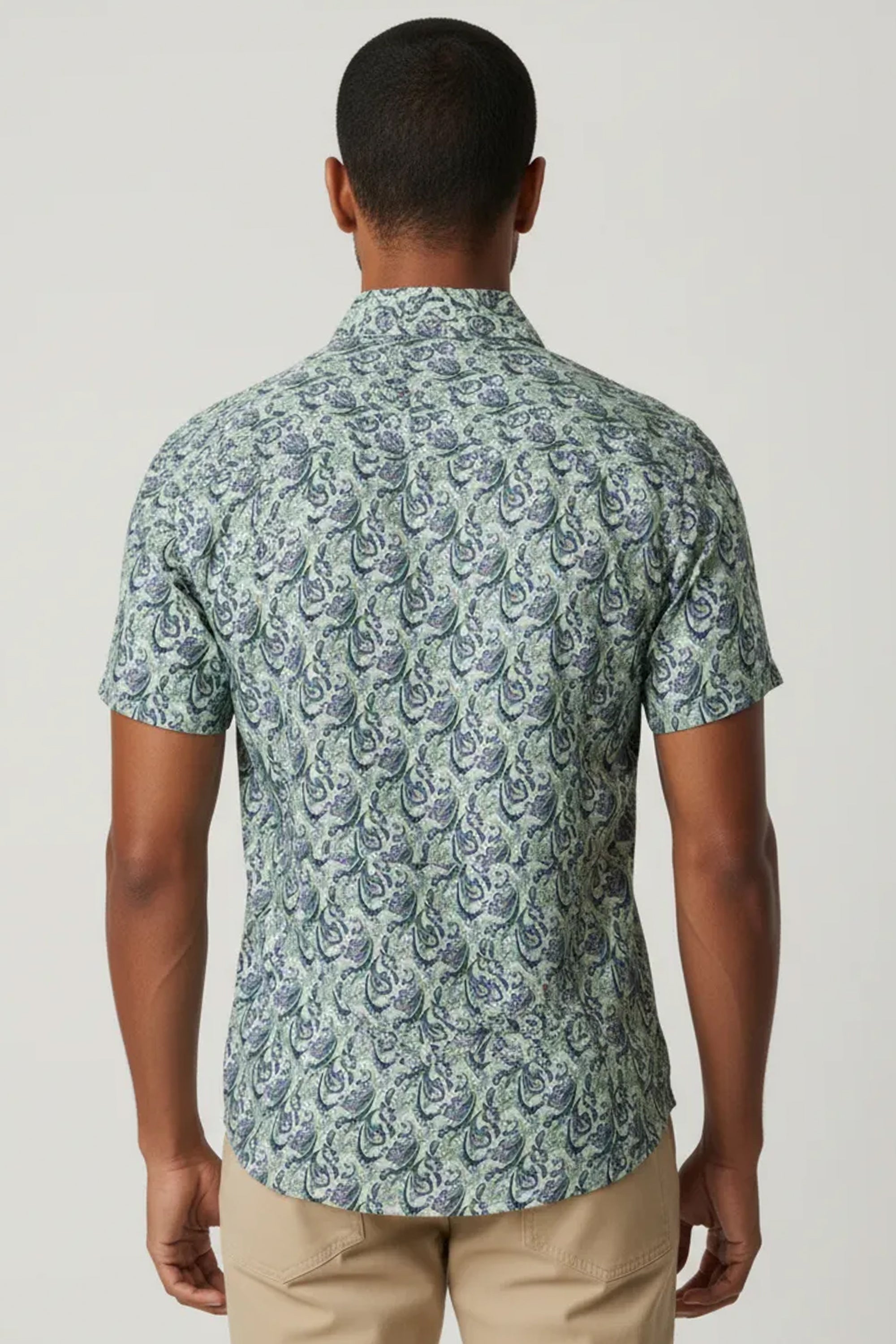 Slim Fit Printed S/S Shirt